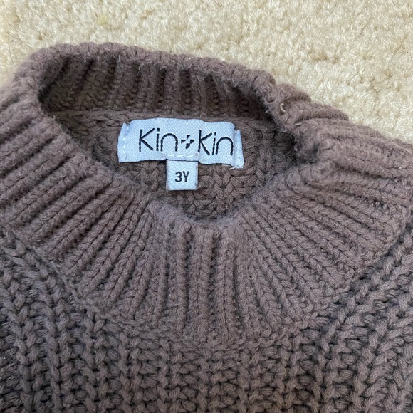 Brown Kid’s Sweater 3y Kin Kin - Picture 2 of 4